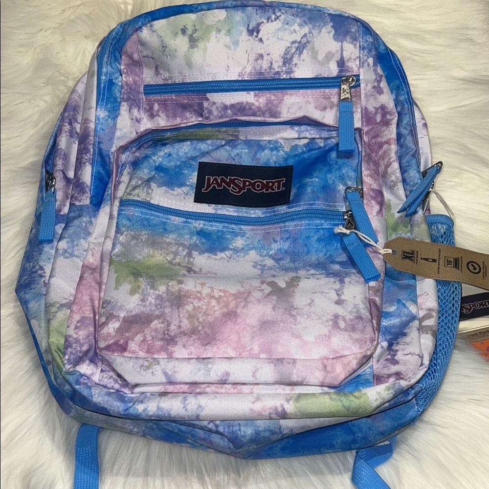 Jansport Sky Blue and Lavender Backpack